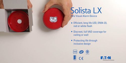 Unboxing the Solista LX visual alarm device